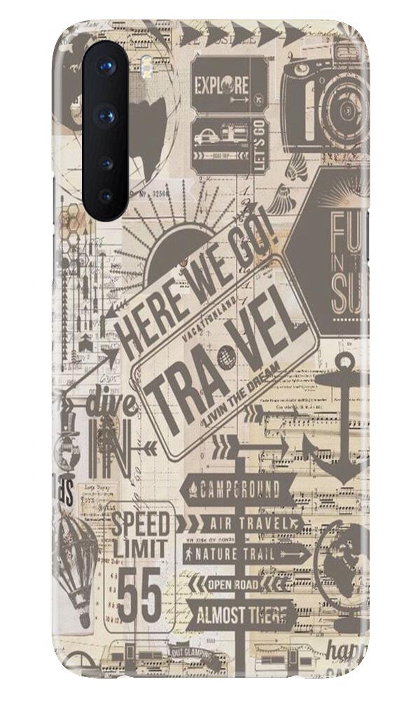 Travel Mobile Back Case for OnePlus Nord (Design - 104) Travel Case for OnePlus Nord (Design - 104)
