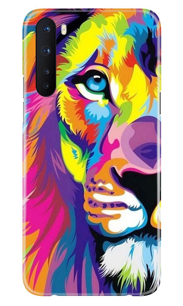 Colorful Lion Mobile Back Case for OnePlus Nord (Design - 110) Colorful Lion Case for OnePlus Nord (Design - 110)