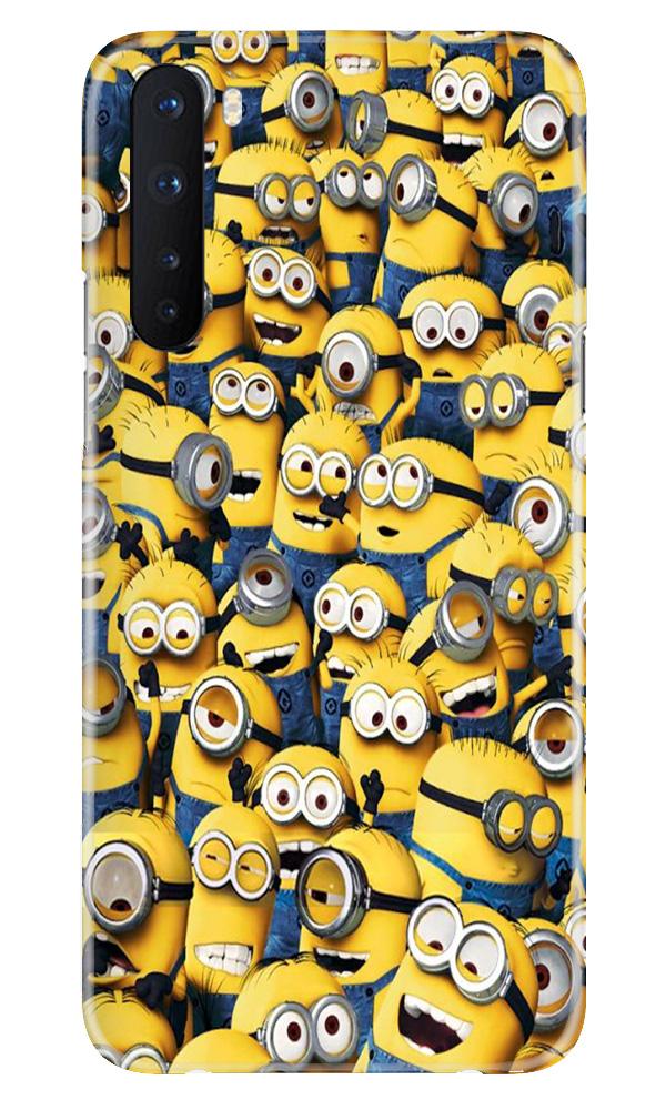 Minions Mobile Back Case for OnePlus Nord (Design - 126) Minions Case for OnePlus Nord (Design - 126)