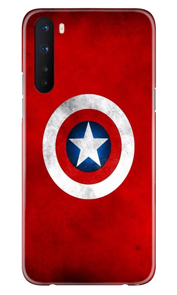 Captain America Mobile Back Case for OnePlus Nord (Design - 249) Captain America Case for OnePlus Nord (Design No. 249)