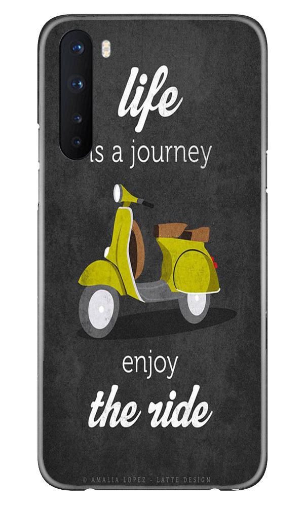 Life is a Journey Mobile Back Case for OnePlus Nord (Design - 261) Life is a Journey Case for OnePlus Nord (Design No. 261)
