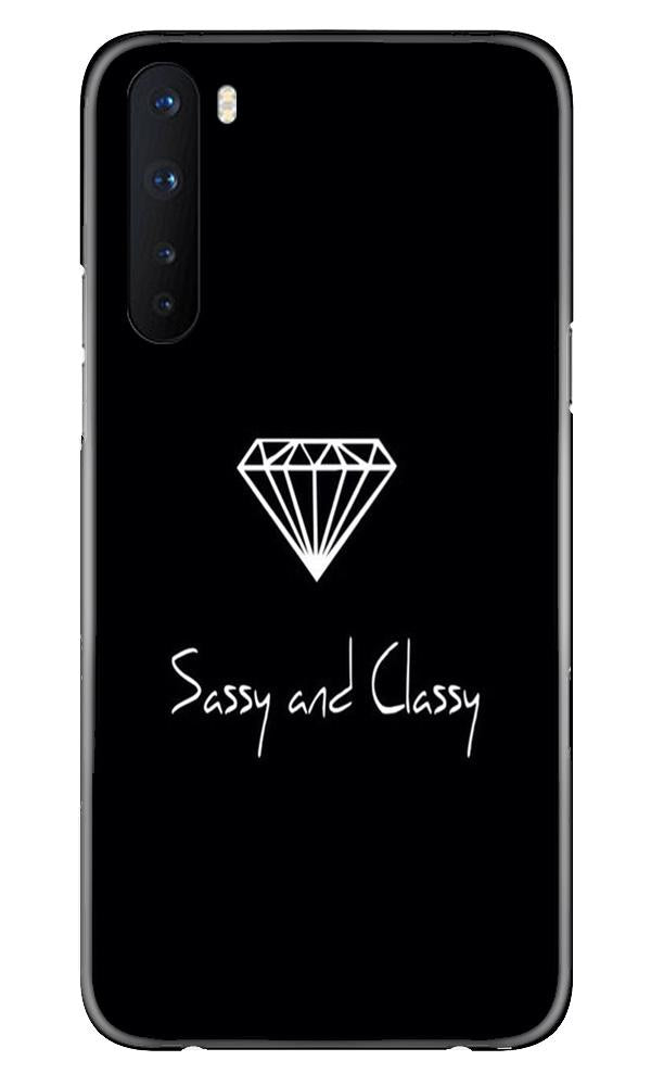 Sassy and Classy Mobile Back Case for OnePlus Nord (Design - 264) Sassy and Classy Case for OnePlus Nord (Design No. 264)