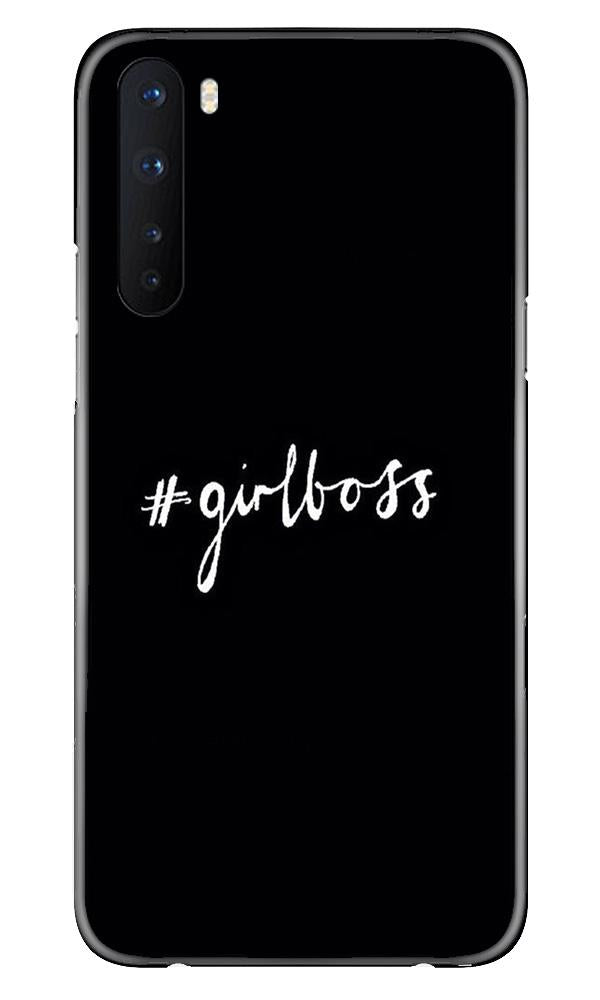 #GirlBoss Mobile Back Case for OnePlus Nord (Design - 266) #GirlBoss Case for OnePlus Nord (Design No. 266)