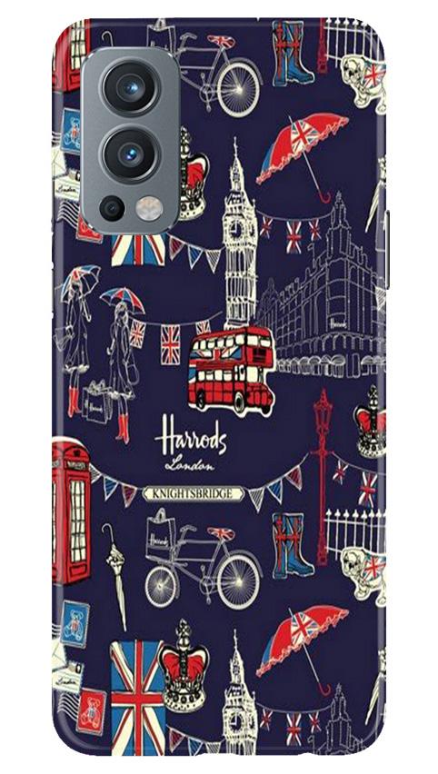 Love London Mobile Back Case for OnePlus Nord 2 5G (Design - 75) Love London Case for OnePlus Nord 2 5G
