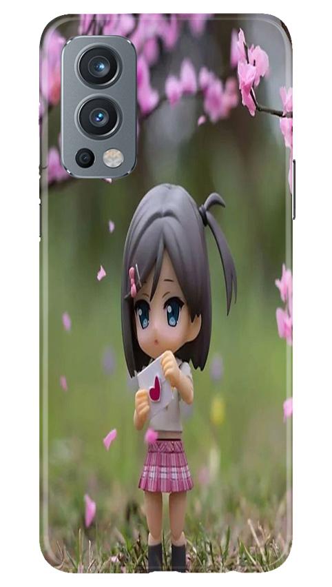 Cute Girl Mobile Back Case for OnePlus Nord 2 5G (Design - 92) Cute Girl Case for OnePlus Nord 2 5G