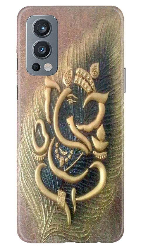 Lord Ganesha Mobile Back Case for OnePlus Nord 2 5G (Design - 100) Lord Ganesha Case for OnePlus Nord 2 5G