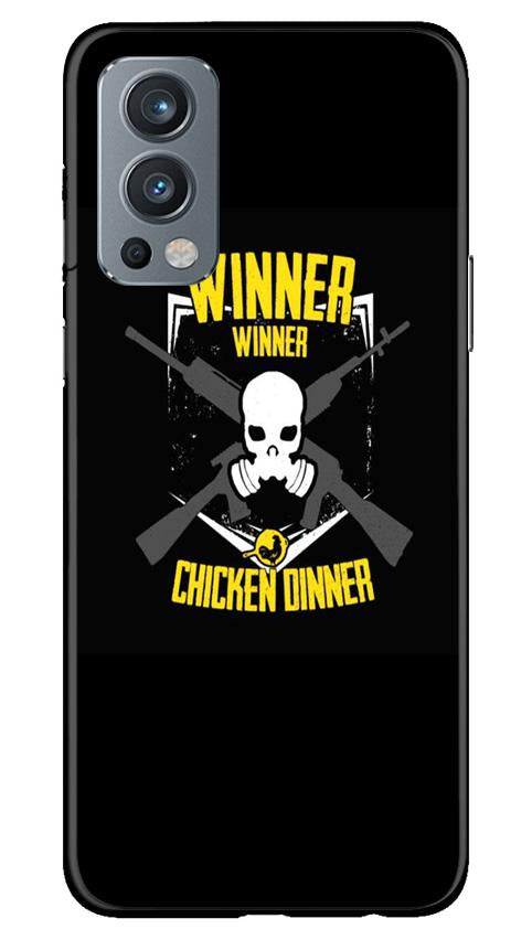 Winner Winner Chicken Dinner Mobile Back Case for OnePlus Nord 2 5G (Design - 178) Winner Winner Chicken Dinner Case for OnePlus Nord 2 5G (Design - 178)