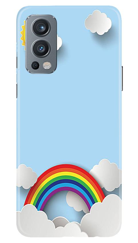 Rainbow Mobile Back Case for OnePlus Nord 2 5G (Design - 225) Rainbow Case for OnePlus Nord 2 5G (Design No. 225)