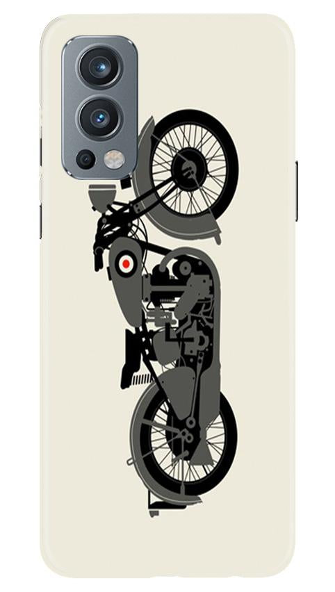 MotorCycle Mobile Back Case for OnePlus Nord 2 5G (Design - 259) MotorCycle Case for OnePlus Nord 2 5G (Design No. 259)