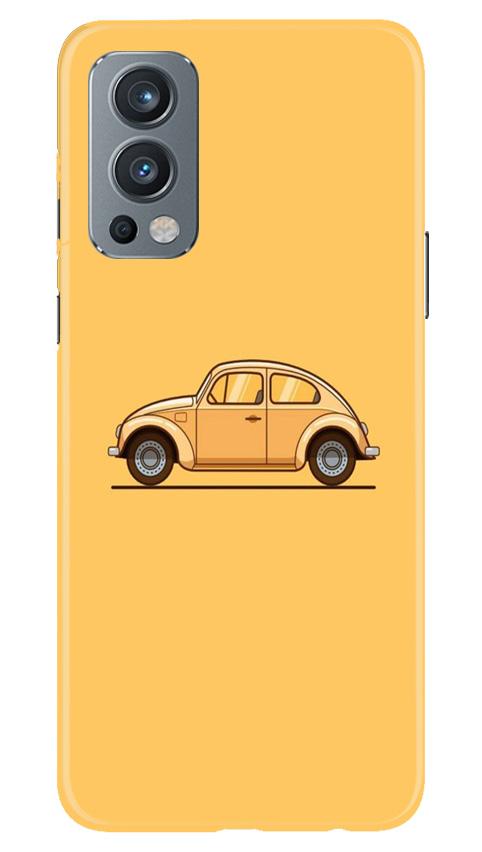 Vintage Car Mobile Back Case for OnePlus Nord 2 5G (Design - 262) Vintage Car Case for OnePlus Nord 2 5G (Design No. 262)