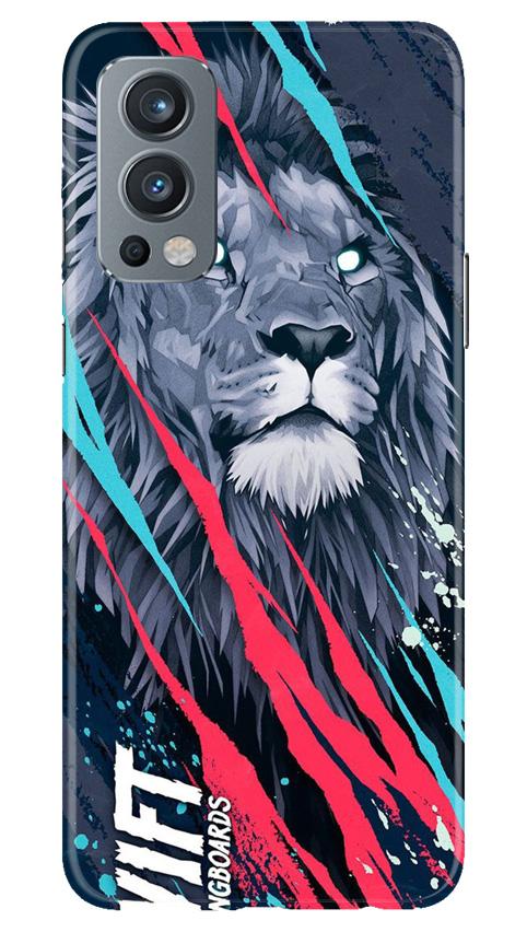 Lion Mobile Back Case for OnePlus Nord 2 5G (Design - 278) Lion Case for OnePlus Nord 2 5G (Design No. 278)