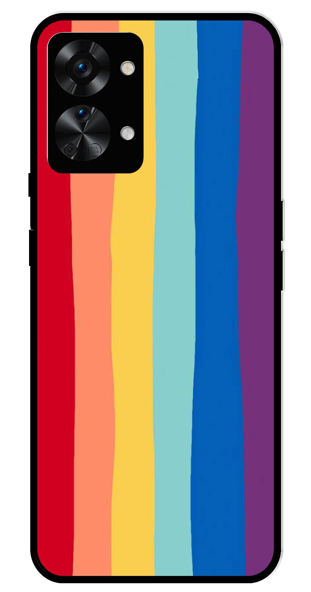 Rainbow MultiColor Metal Mobile Case for OnePlus Nord 2T 5G Rainbow MultiColor Metal Mobile Case for OnePlus Nord 2T 5G