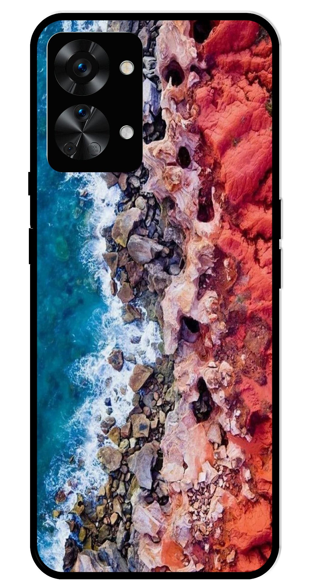 Sea Shore Metal Mobile Case for OnePlus Nord 2T 5G Sea Shore Metal Mobile Case for OnePlus Nord 2T 5G