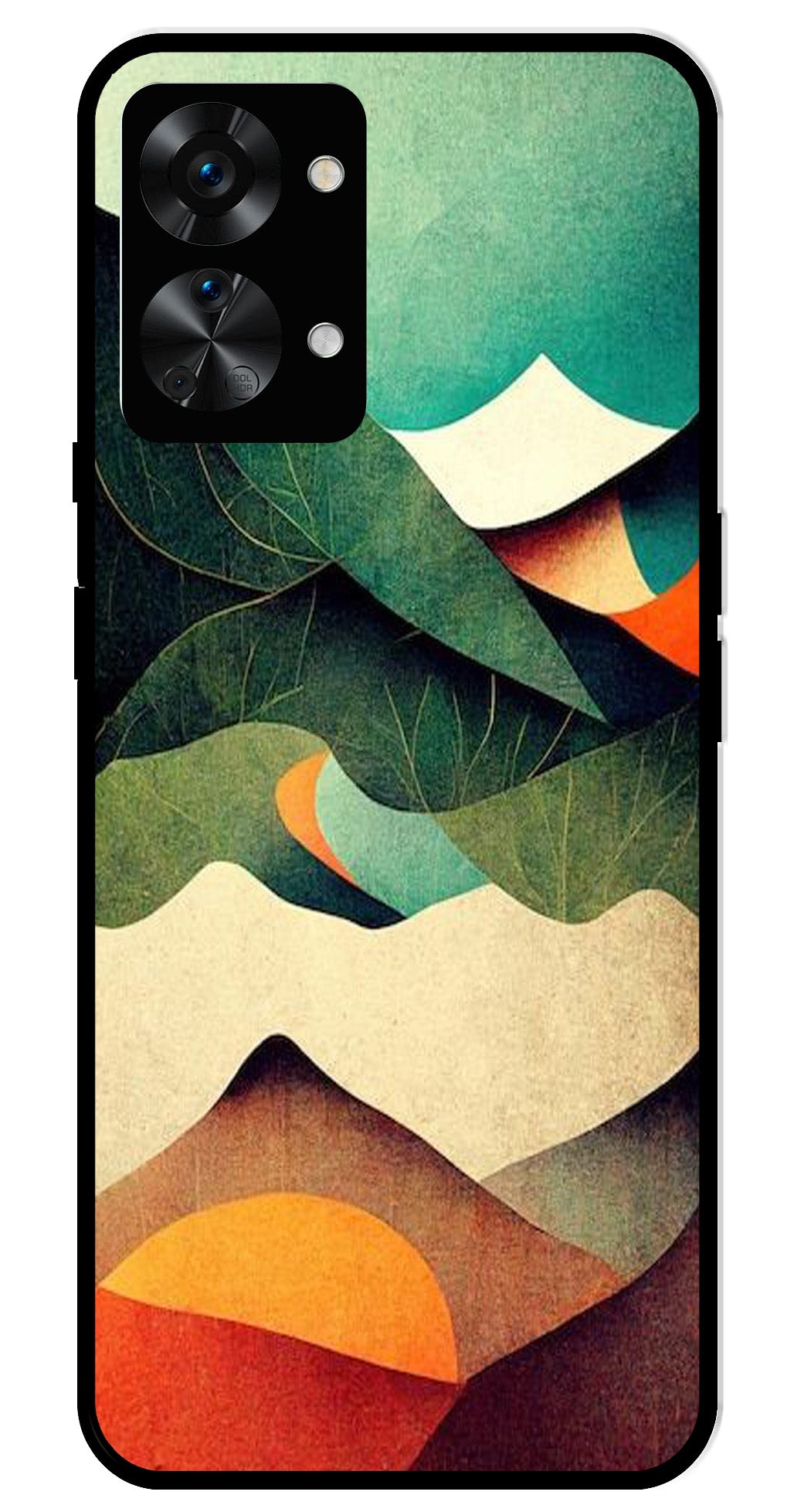 MultiColor Pattern Metal Mobile Case for OnePlus Nord 2T 5G MultiColor Pattern Metal Mobile Case for OnePlus Nord 2T 5G