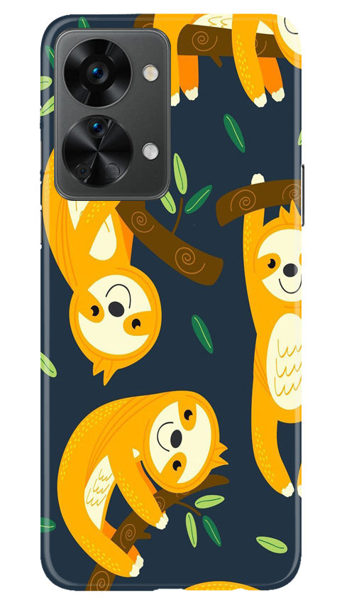Racoon Pattern Mobile Back Case for OnePlus Nord 2T 5G (Design - 2) Racoon Pattern Case for OnePlus Nord 2T 5G