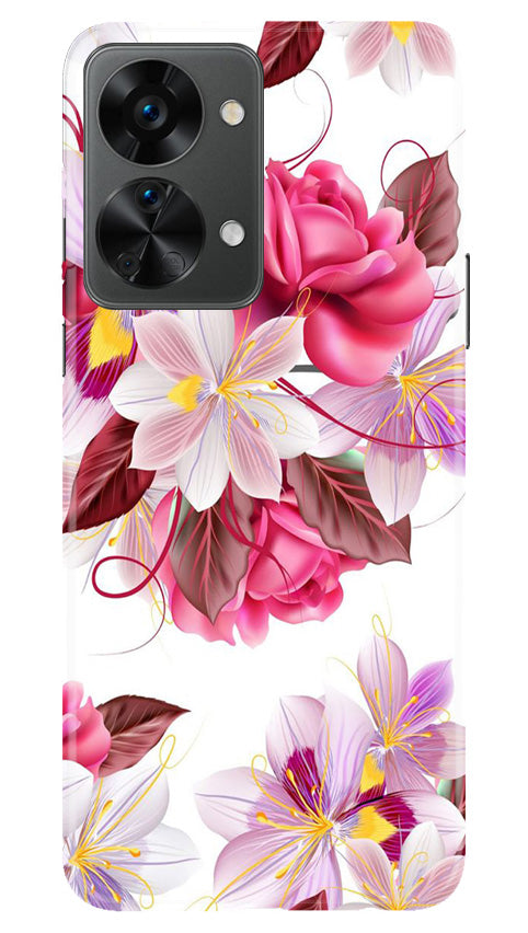 Beautiful flowers Mobile Back Case for OnePlus Nord 2T 5G (Design - 23) Beautiful flowers Case for OnePlus Nord 2T 5G