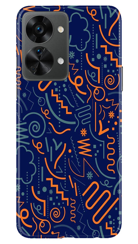 Line Art Baground Mobile Back Case for OnePlus Nord 2T 5G (Design - 26) Line Art Baground Case for OnePlus Nord 2T 5G