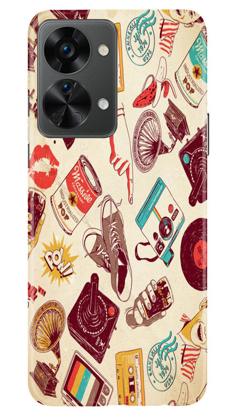 Vintage Mobile Back Case for OnePlus Nord 2T 5G (Design - 35) Vintage Case for OnePlus Nord 2T 5G