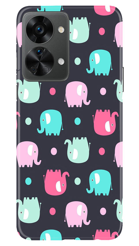 Elephant Baground Mobile Back Case for OnePlus Nord 2T 5G (Design - 44) Elephant Baground Case for OnePlus Nord 2T 5G