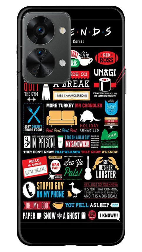 Friends Mobile Back Case for OnePlus Nord 2T 5G (Design - 145) Friends Case for OnePlus Nord 2T 5G (Design - 145)