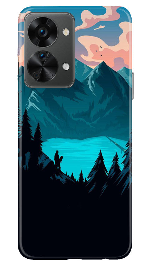 Mountains Mobile Back Case for OnePlus Nord 2T 5G (Design - 155) Mountains Case for OnePlus Nord 2T 5G (Design - 155)