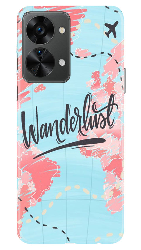 Wonderlust Travel Mobile Back Case for OnePlus Nord 2T 5G (Design - 192) Wonderlust Travel Case for OnePlus Nord 2T 5G (Design No. 192)