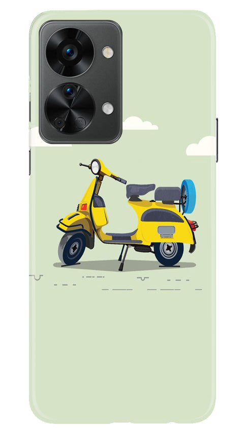 Vintage Scooter Mobile Back Case for OnePlus Nord 2T 5G (Design - 229) Vintage Scooter Case for OnePlus Nord 2T 5G (Design No. 229)