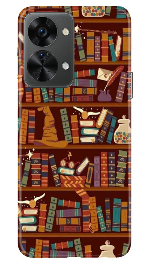 Book Shelf Mobile Back Case for OnePlus Nord 2T 5G (Design - 348) Book Shelf Mobile Back Case for OnePlus Nord 2T 5G (Design - 348)