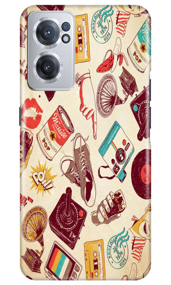 Vintage Mobile Back Case for OnePlus Nord CE 2 5G (Design - 35) Vintage Case for OnePlus Nord CE 2 5G