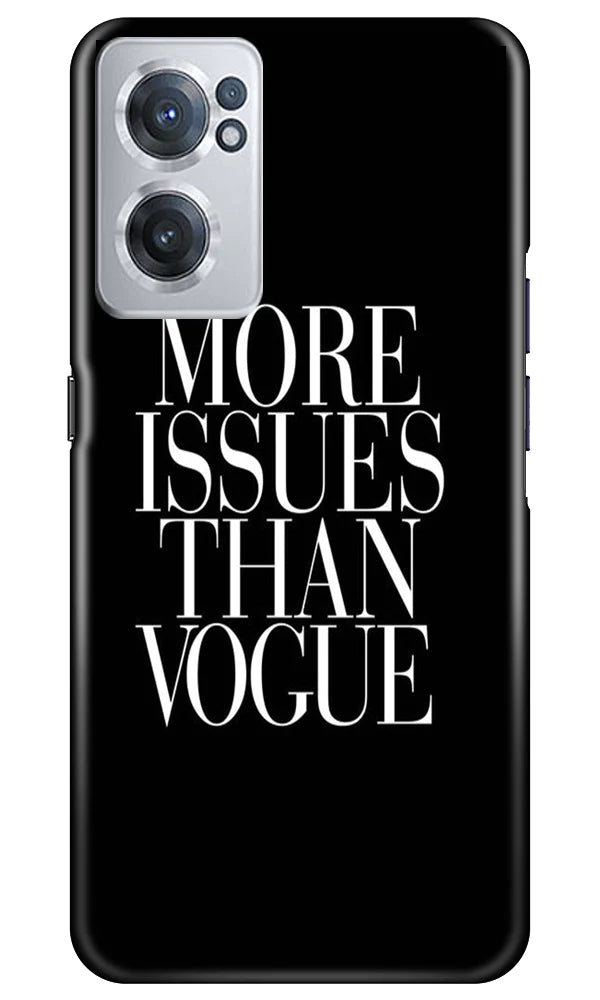 More Issues than Vague Mobile Back Case for OnePlus Nord CE 2 5G (Design - 74) More Issues than Vague Case for OnePlus Nord CE 2 5G