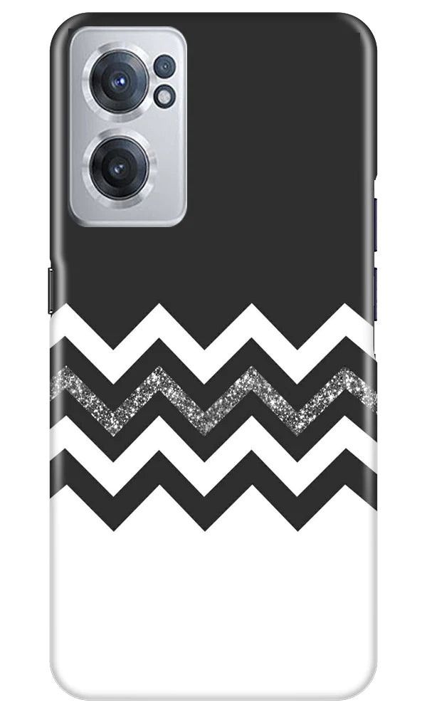 Black white Pattern2Mobile Back Case for OnePlus Nord CE 2 5G (Design - 83) Black white Pattern2Case for OnePlus Nord CE 2 5G