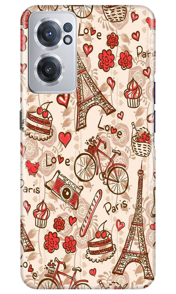 Love Paris Mobile Back Case for OnePlus Nord CE 2 5G (Design - 103) Love Paris Case for OnePlus Nord CE 2 5G (Design - 103)