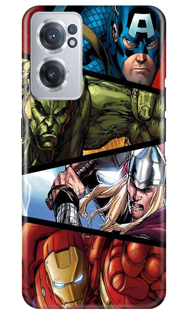 Avengers Superhero Mobile Back Case for OnePlus Nord CE 2 5G (Design - 124) Avengers Superhero Case for OnePlus Nord CE 2 5G (Design - 124)