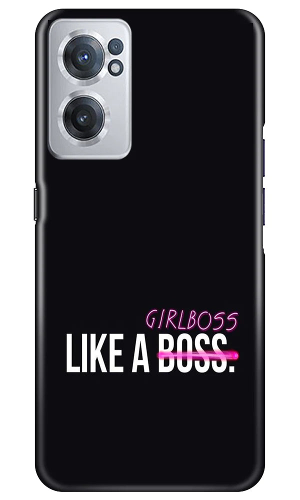 Like a Girl Boss Mobile Back Case for OnePlus Nord CE 2 5G (Design - 234) Like a Girl Boss Case for OnePlus Nord CE 2 5G (Design No. 234)