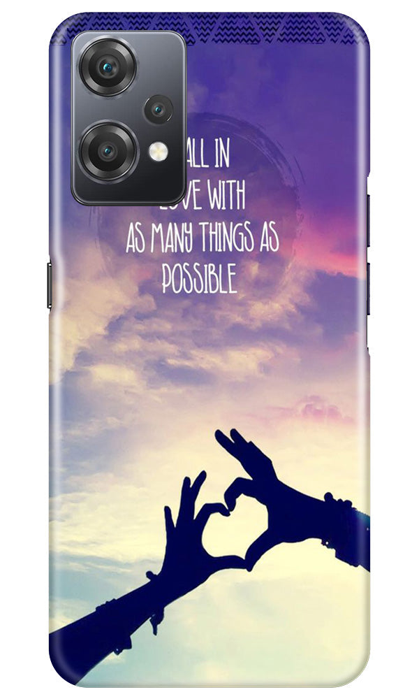 Fall in love Mobile Back Case for OnePlus Nord CE 2 Lite 5G (Design - 50) Fall in love Case for OnePlus Nord CE 2 Lite 5G