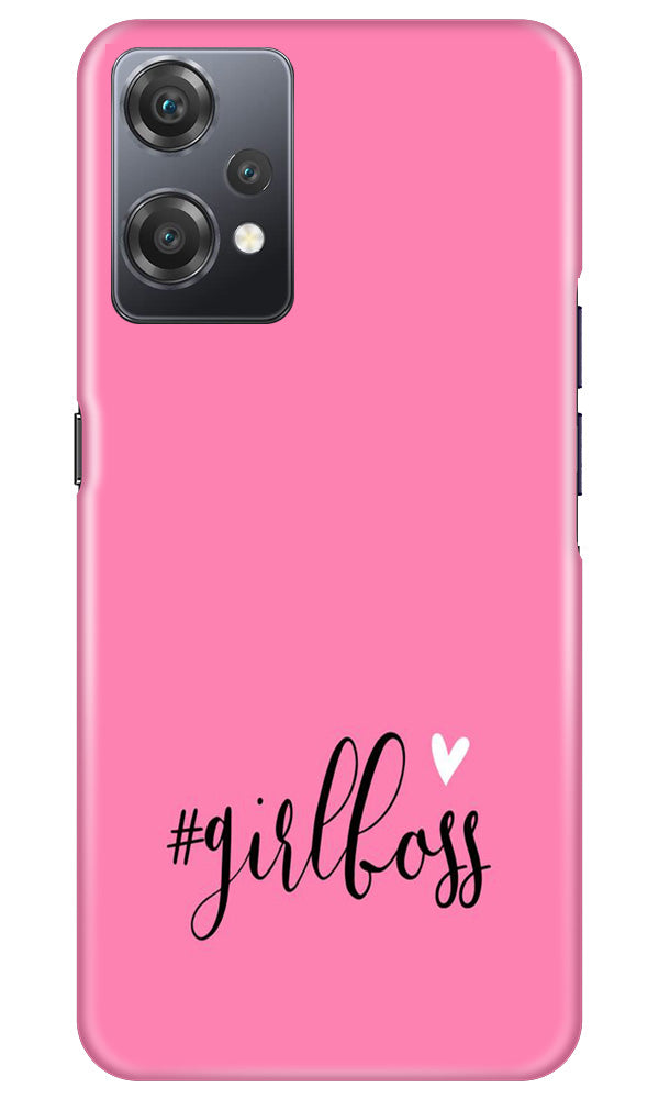 Girl Boss Pink Mobile Back Case for OnePlus Nord CE 2 Lite 5G (Design - 238) Girl Boss Pink Case for OnePlus Nord CE 2 Lite 5G (Design No. 238)