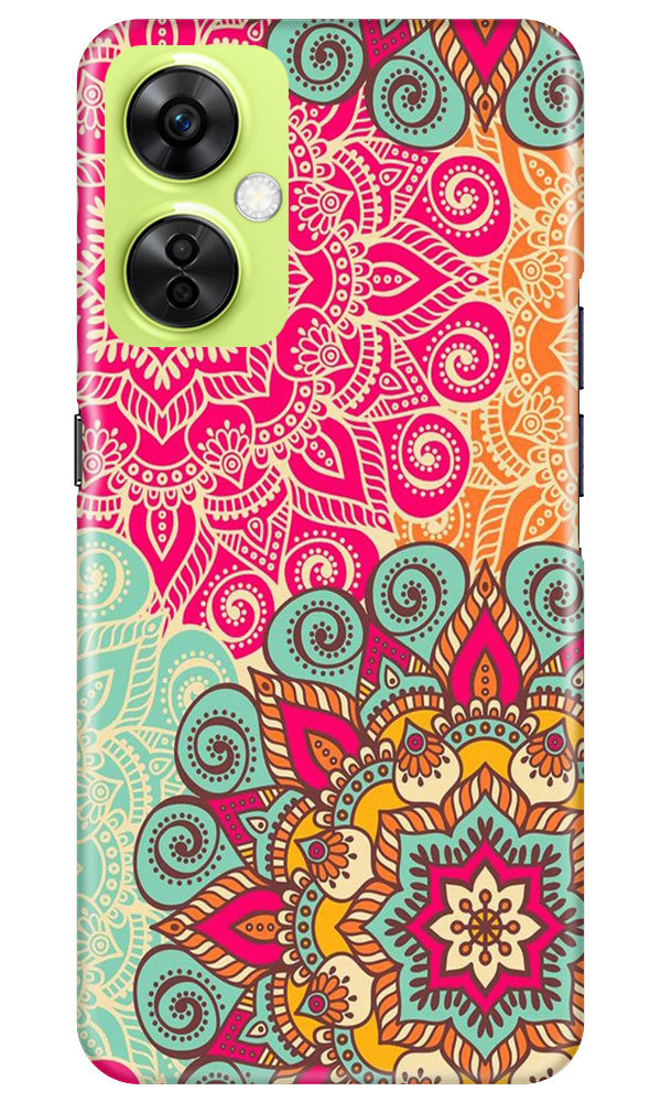 Rangoli art Mobile Back Case for OnePlus Nord CE 3 Lite 5G (Design - 6) Rangoli art Case for OnePlus Nord CE 3 Lite 5G