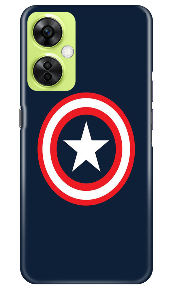 Captain America Mobile Back Case for OnePlus Nord CE 3 Lite 5G (Design - 42) Captain America Case for OnePlus Nord CE 3 Lite 5G