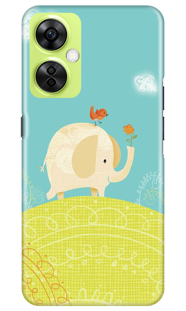 Elephant Painting Mobile Back Case for OnePlus Nord CE 3 Lite 5G (Design - 46) Elephant Painting Case for OnePlus Nord CE 3 Lite 5G