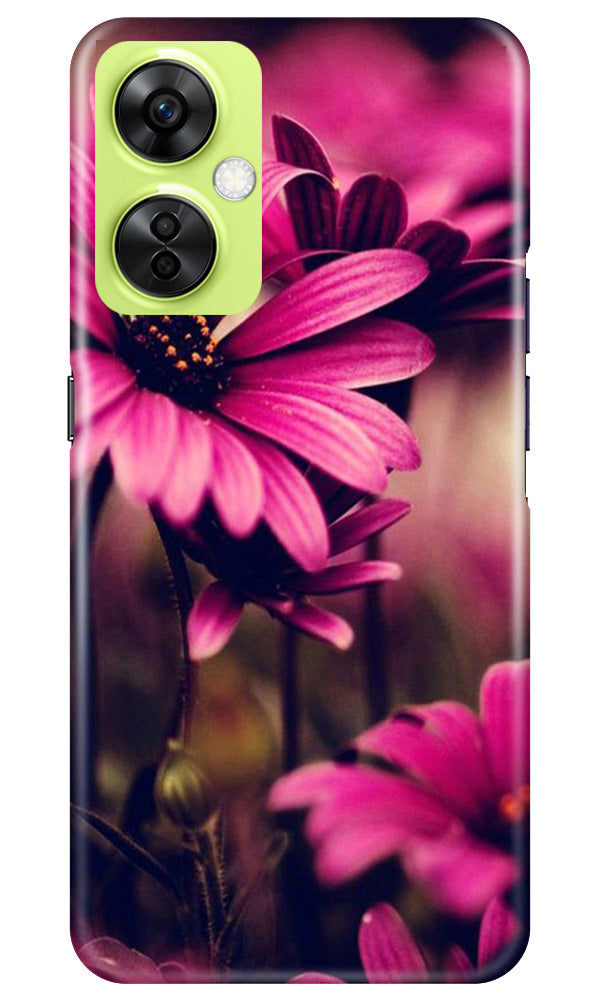Purple Daisy Mobile Back Case for OnePlus Nord CE 3 Lite 5G (Design - 65) Purple Daisy Case for OnePlus Nord CE 3 Lite 5G