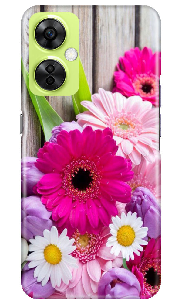 Coloful Daisy2 Mobile Back Case for OnePlus Nord CE 3 Lite 5G (Design - 76) Coloful Daisy2 Case for OnePlus Nord CE 3 Lite 5G