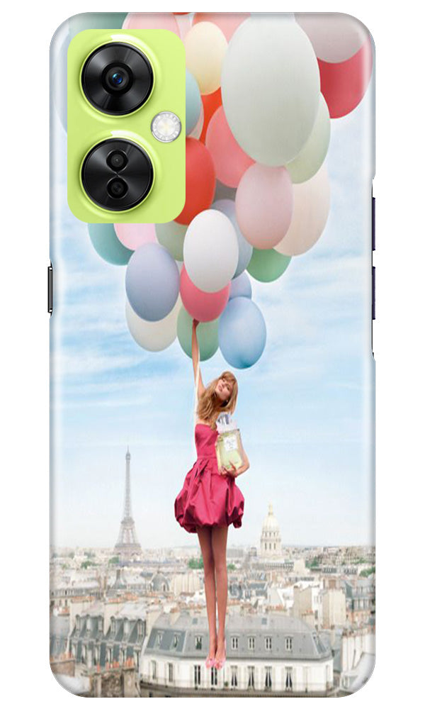 Girl with Baloon Mobile Back Case for OnePlus Nord CE 3 Lite 5G (Design - 84) Girl with Baloon Case for OnePlus Nord CE 3 Lite 5G