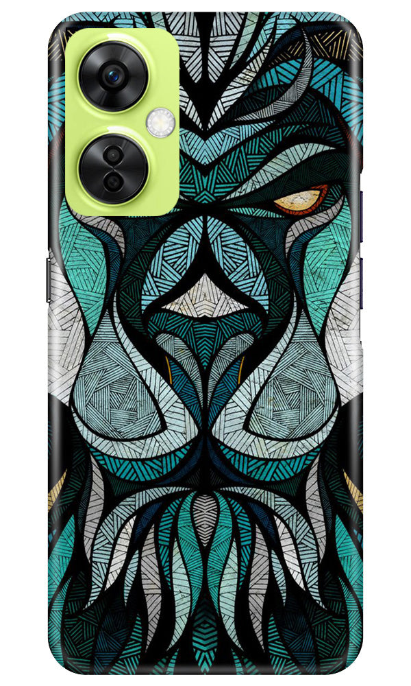 Lion Mobile Back Case for OnePlus Nord CE 3 Lite 5G (Design - 97) Lion Case for OnePlus Nord CE 3 Lite 5G