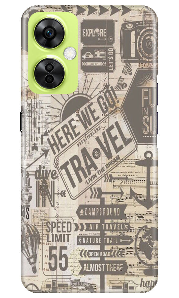 Travel Mobile Back Case for OnePlus Nord CE 3 Lite 5G (Design - 104) Travel Case for OnePlus Nord CE 3 Lite 5G (Design - 104)