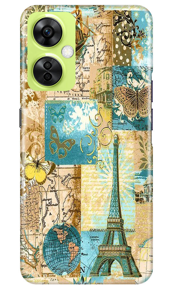 Travel Eiffel Tower Mobile Back Case for OnePlus Nord CE 3 Lite 5G (Design - 175) Travel Eiffel Tower Case for OnePlus Nord CE 3 Lite 5G (Design No. 175)