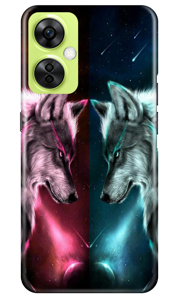 Wolf fight Mobile Back Case for OnePlus Nord CE 3 Lite 5G (Design - 190) Wolf fight Case for OnePlus Nord CE 3 Lite 5G (Design No. 190)