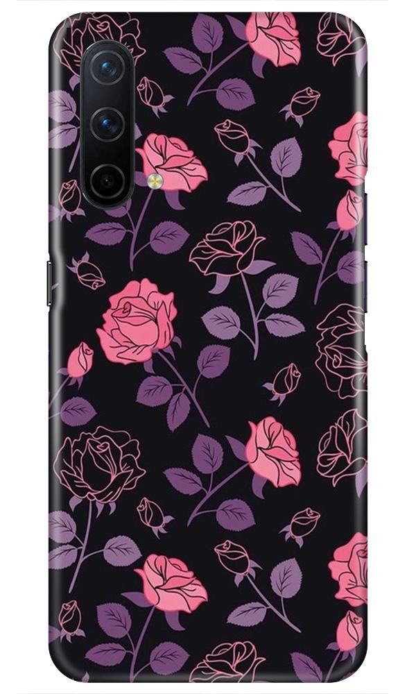Rose Pattern Mobile Back Case for OnePlus Nord CE 5G (Design - 2) Rose Pattern Case for OnePlus Nord CE 5G