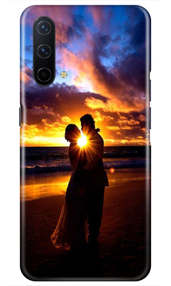 Couple Sea shore Mobile Back Case for OnePlus Nord CE 5G (Design - 13) Couple Sea shore Case for OnePlus Nord CE 5G