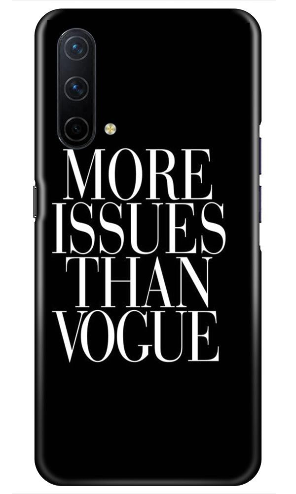 More Issues than Vague Mobile Back Case for OnePlus Nord CE 5G (Design - 74) More Issues than Vague Case for OnePlus Nord CE 5G