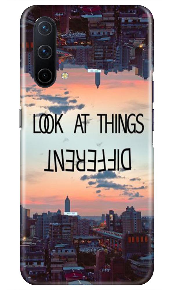 Look at things different Mobile Back Case for OnePlus Nord CE 5G (Design - 99) Look at things different Case for OnePlus Nord CE 5G